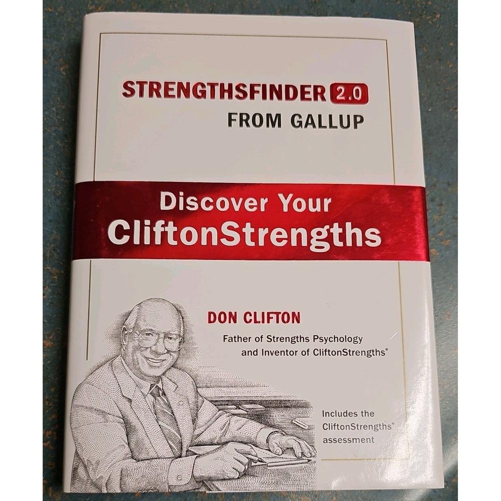 StrengthsFinder 2.0 by Gallup Don Clifton Hardcover 2007 9781595620156